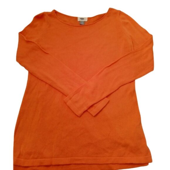 Old Navy Tangerine soft long sleeve sweater Size S - Picture 2 of 7